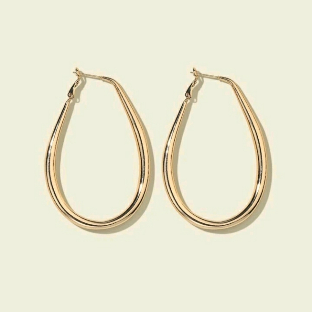 2/$29 Gold Large Hoop Earrings